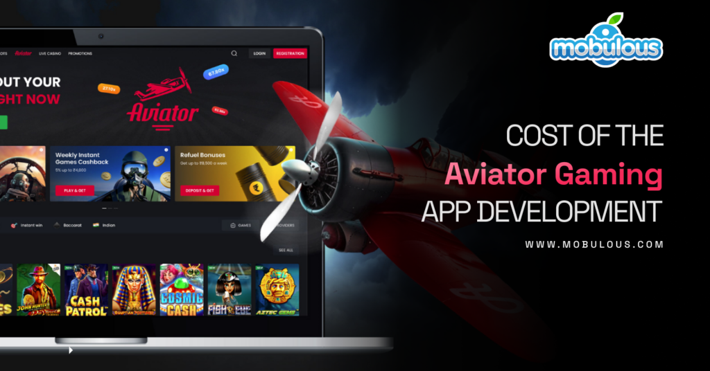 Cost of the Aviator Gaming App Development