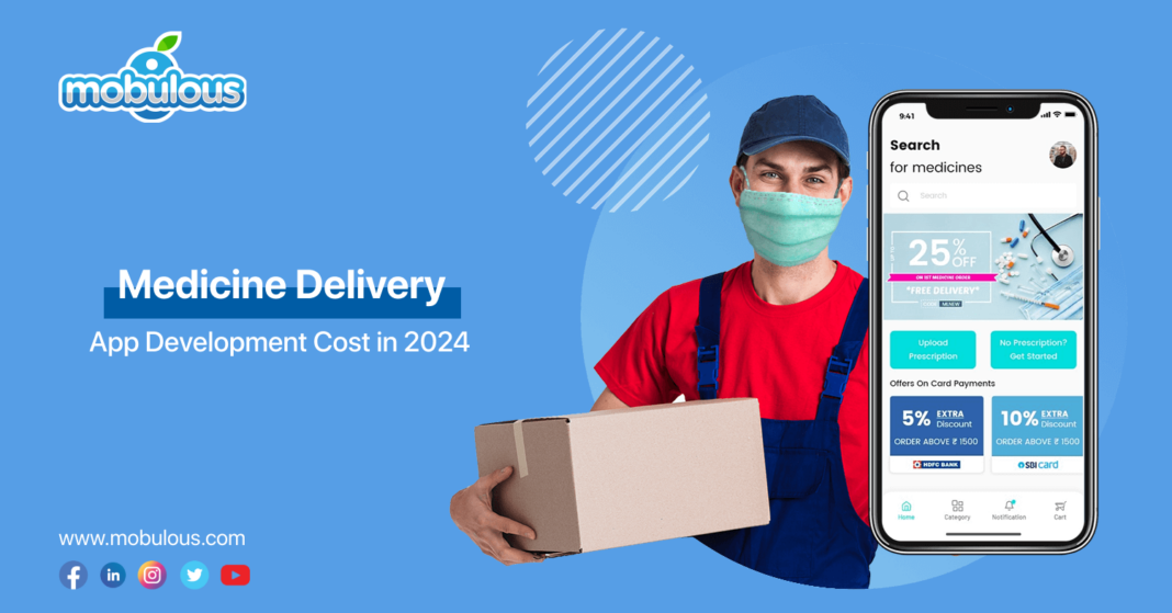 Medicine Delivery App Development Cost